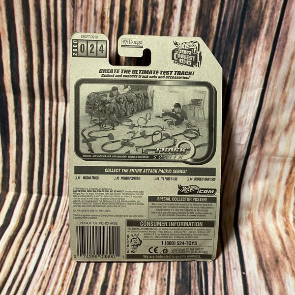 Hot Wheels 1999 Attack Pack Series #4 of 4 Cars. Dodge Ram 1500. - Picture 5 of 13